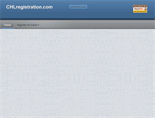 Tablet Screenshot of chlregistration.com